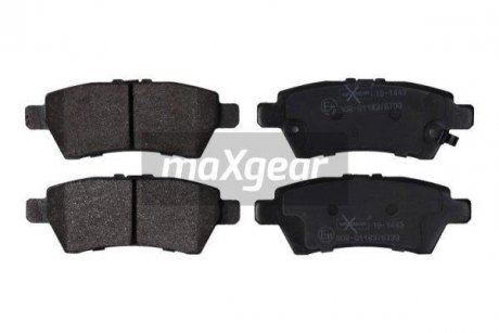 Тормозные колодки, дисковый тормоз (набор) MAXGEAR 191443
