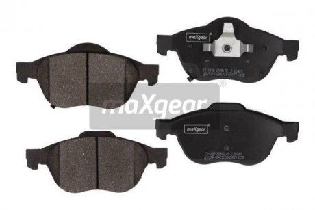 Тормозные колодки, дисковый тормоз (набор) MAXGEAR 191498