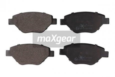 Тормозные колодки RENAULT P. MEGANE 02- 1,4 BEZ CZU MAXGEAR 192157