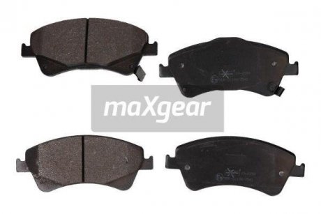 Тормозные колодки TOYOTA P. AURIS 07-/AVENSIS 09- MAXGEAR 192159
