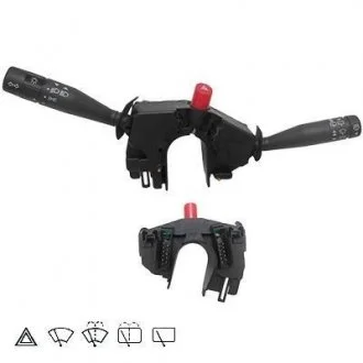 Перемикач комбінов. під кермом (склоочисники фари індикатори) FORD ESCORT CLASSIC, ESCORT V, ESCORT V EXPRESS, ESCORT VI, ESCORT VI/KOMBI, ORION III 07.90-06.01 MEAT&DORIA 23084