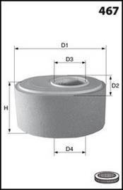 Фильтр воздушный MECAFILTER EL3788
