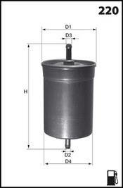 Фильтр топлива MECAFILTER ELE6011