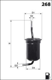 Фильтр топлива MECAFILTER ELE6032