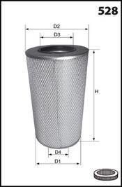 Фильтр воздушный MECAFILTER FA3217