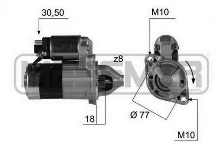 Стартер Messmer 220384