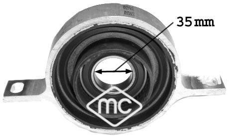 Підшипник підвісний BMW Е46/90/91 (98-04) (d=35mm) Metalcaucho 05836