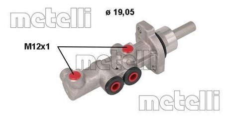 POMPA HAM 05-1117 SKODA FABIA II 1.2, 1.4TDI 02-08/ SEAT 1.2, 1.4TDI 02-08 Metelli 051117