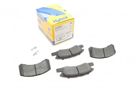 Фото комплект гальмівних колодок (дискових) Metelli 22-0605-0 Комплект гальмівних колодок (дискових) Metelli 22-0605-0