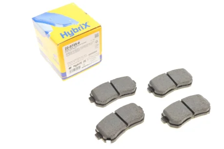 Гальмівні колодки, дискове гальмо (набір) Metelli 2207250