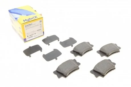 Фото комплект гальмівних колодок Metelli 22-0749-0 Комплект гальмівних колодок Metelli 22-0749-0