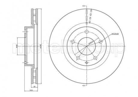 Metelli 231525C