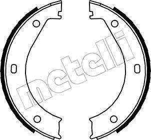 Тормозные колодки ручного тормоза Metelli 530013 (фото 1)