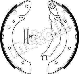 Тормозные колодки.) Metelli 530015 (фото 1)