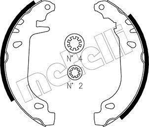 Тормозные колодки.) Metelli 530022