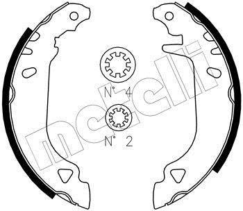 Тормозные колодки.) Metelli 530066J