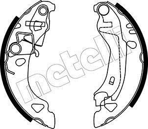 Тормозные колодки.) Metelli 530070