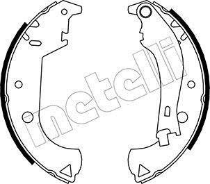 Тормозные колодки.) Metelli 530081Y