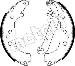 Тормозные колодки.) Metelli 530142