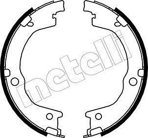 Тормозные колодки ручного тормоза Metelli 530230