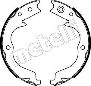 Тормозные колодки ручного тормоза Metelli 530268