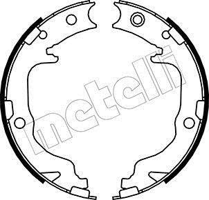 Гальмівні колодки ручного гальма Metelli 530362