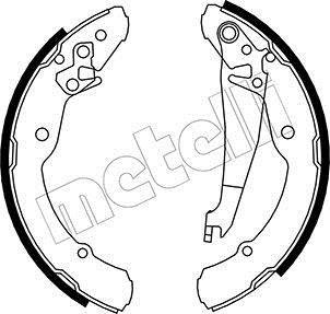 Тормозные колодки.) Metelli 530379