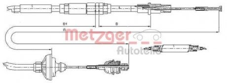 Трос зчеплення METZGER 103149