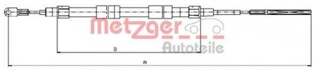 Трос ручного гальма METZGER 104156