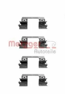 Комплектующие, колодки дискового тормоза METZGER 1091234