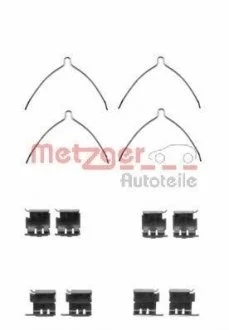 Комплектующие, колодки дискового тормоза METZGER 1091289