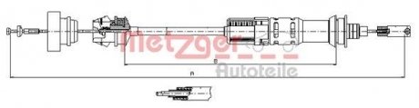 Трос зчеплення METZGER 113921