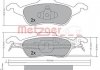 Колодки тормозные (передние) Ford Focus 98-05 METZGER 1170038 (фото 1)