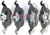 Колодки тормозные (передние) Ford Focus 98-05 METZGER 1170038 (фото 2)