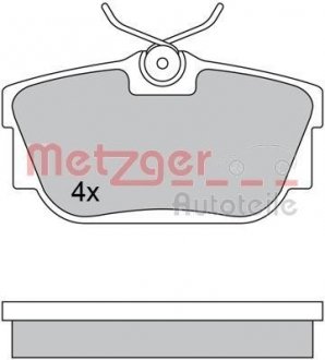 Колодки тормозные (задние) VW T4 92- (6980.13) METZGER 1170332 (фото 1)