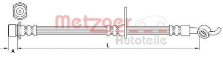 Шланг гальмівний METZGER 4110986