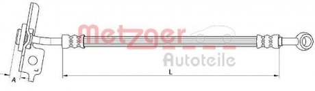 Шланг тормозной METZGER 4111055