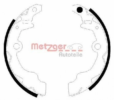 Тормозные колодки.) METZGER MG943