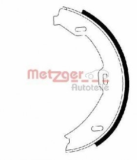 Тормозные колодки ручного тормоза METZGER MG978