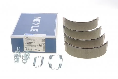 Колодки ручного тормоза, DB412 (с пружинками) MEYLE 014 042 0402/S