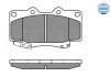 Тормозные колодки, дисковый тормоз (набор) MEYLE 0252167915W (фото 2)