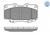 Тормозные колодки, дисковый тормоз (набор) MEYLE 0252167915W (фото 3)