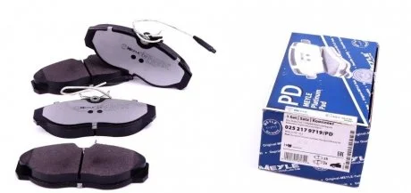 Фото комплект тормозных колодок MEYLE 025 217 9719/PD Комплект тормозных колодок MEYLE 025 217 9719/PD