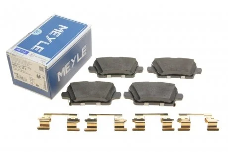 Фото комплект гальмівних колодок MEYLE 025 221 2317/PD Комплект гальмівних колодок MEYLE 025 221 2317/PD