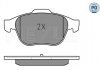 Тормозные колодки RENAULT P. LAGUNA 1,6-2,0 16V/1,9-2,2 DCI 01- MEYLE 0252324518PD (фото 2)