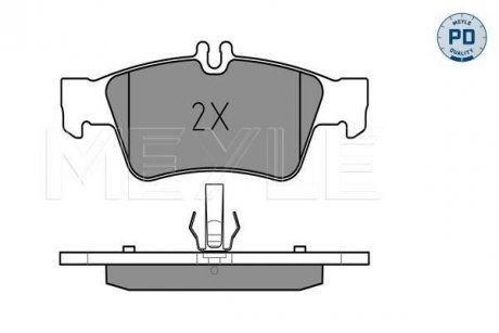 Тормозные колодки DB T. W211 02- S211 03- MEYLE 0252333416PD