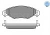 Тормозные колодки, дисковый тормоз (набор) MEYLE 0252334017W (фото 1)