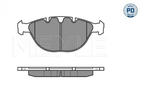 Тормозные колодки BMW P. X5 4,4-4,8 00-06 MEYLE 0252344821PD