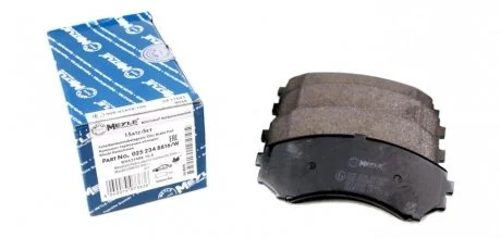 Фото комплект гальмівних колодок MEYLE 025 234 8816/W Комплект гальмівних колодок MEYLE 025 234 8816/W