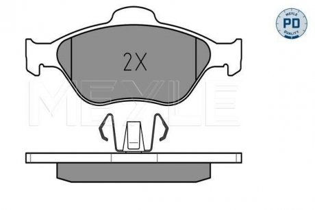 Тормозные колодки FORD P. FUSION 02-/FIESTA 02- MEYLE 0252360418PD